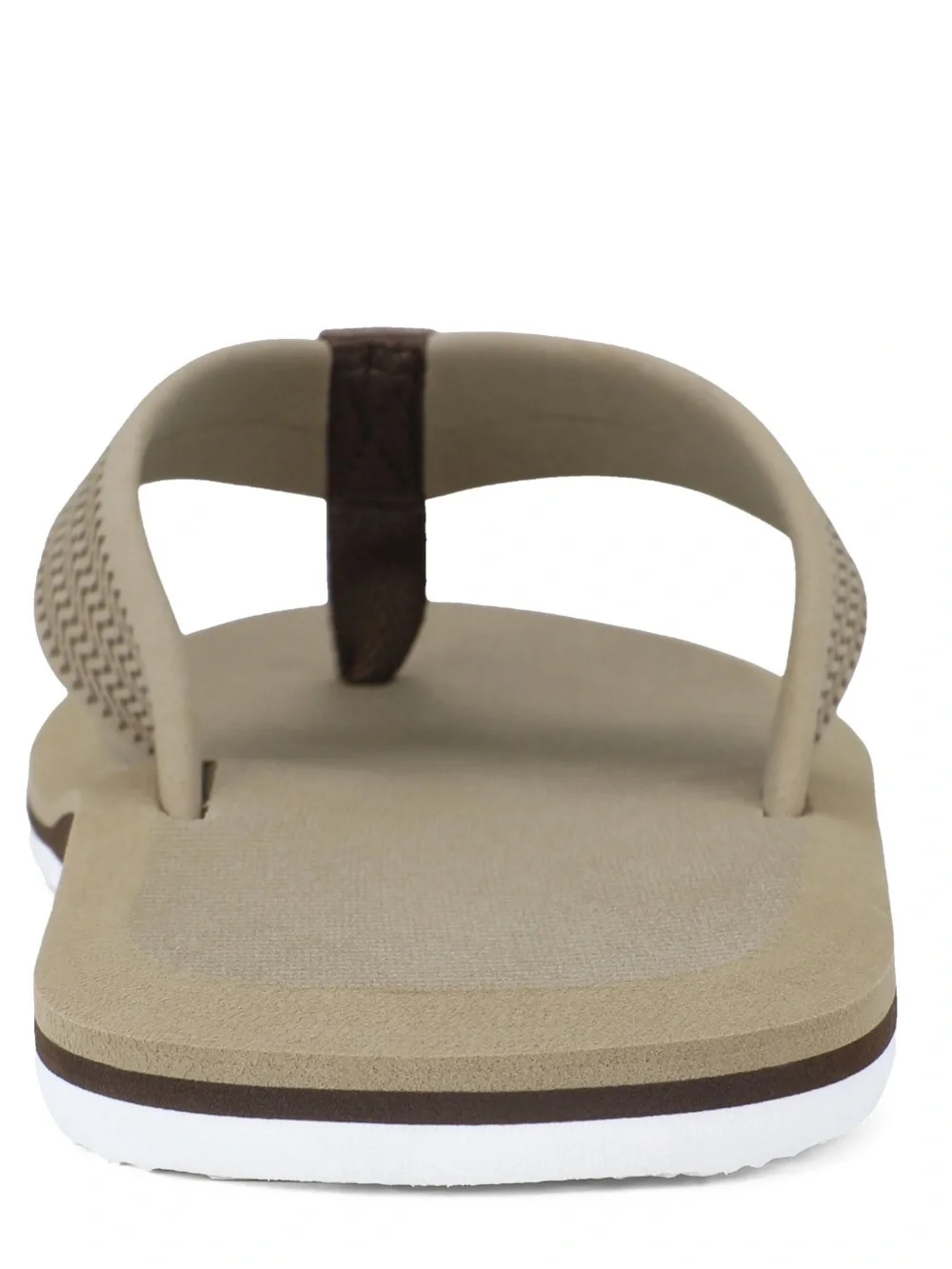 Men's Tan Flip Flop Sandals - Casual Beach Thongs